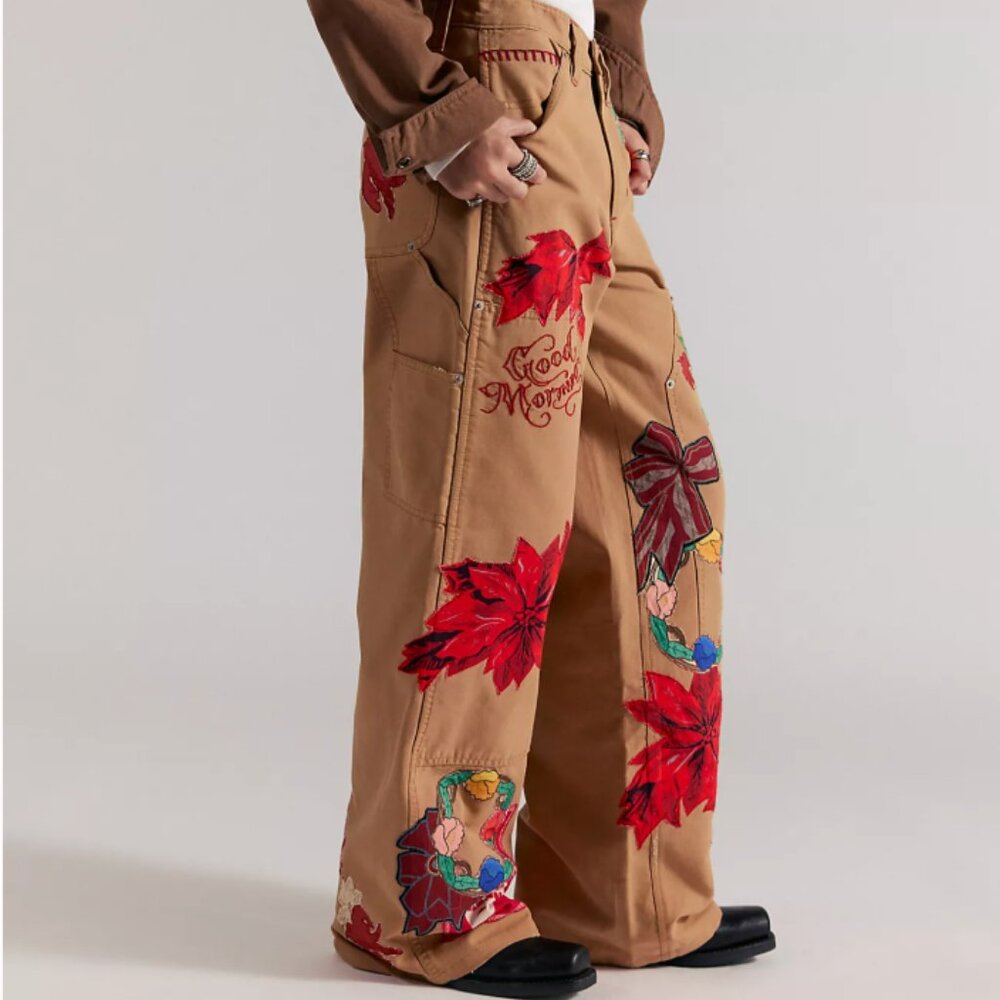 Free People We the Free Bright Time Craft Pants MSRP $298 - Picture 7 of 17